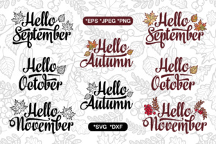 Autumn Cutting File: Seamless Fall Design Resources