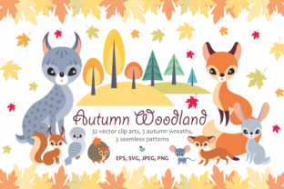 Autumn Woodland: Vector Animals and Plants — A Versatile Design Resource for Creative Projects