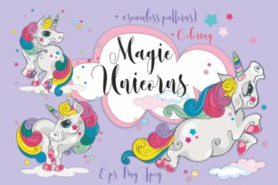 Magical Unicorns: Delightful Illustrations for Creative Projects