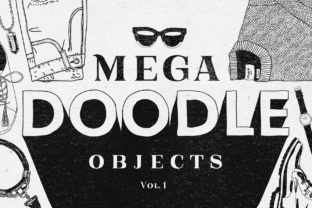 Mega Doodle Objects Vol.1: Fresh, Hand-Drawn Design Assets