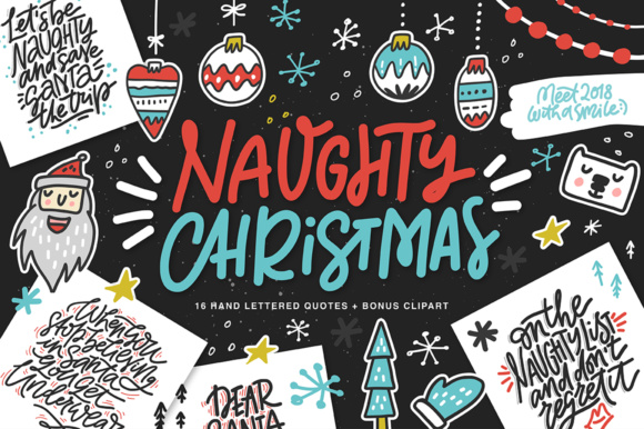 Naughty Christmas: Hand-Lettered Joy for Bold Holiday Creatives