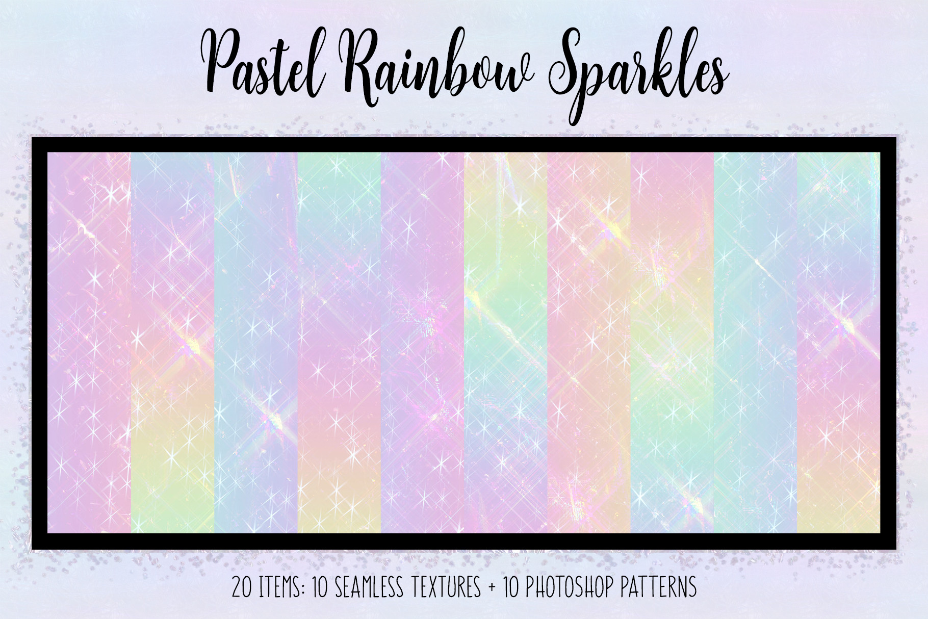Pastel Rainbow Sparkles: Strategic Texture Design for Purpose-Driven Creatives