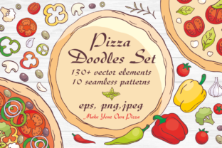 Pizza Doodles Graphic Set: A Complete Visual Toolkit for Pizzeria Branding and Design