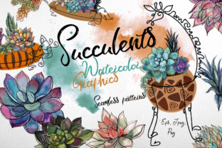 Succulents Watercolor Graphics: A Practical Guide for Designers and Florists